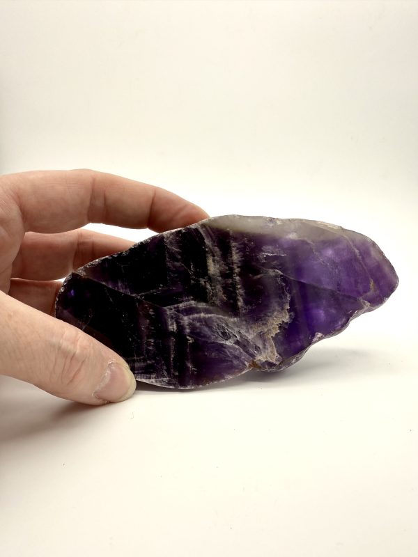 Chevron Amethist - gepolijst/ruw - Afbeelding 4